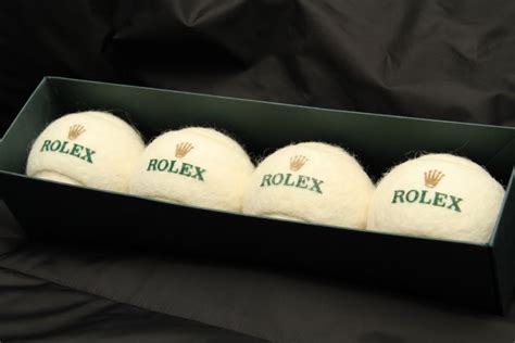 Rolex tennis balls .